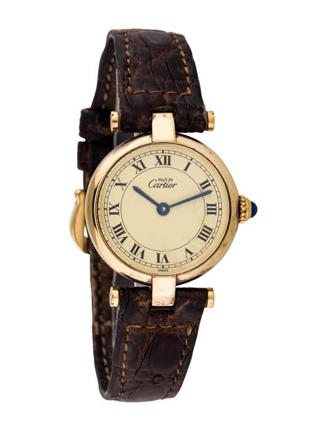 orologio must de cartier ii|cartier round watch.